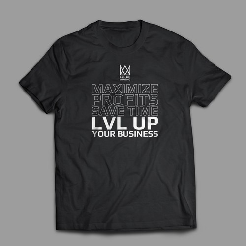 New Shirt Design for LVL Up Imaging Design by upwardi