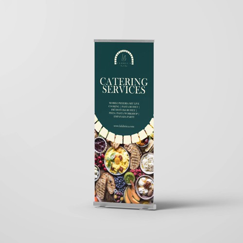 Roll-Up for special Catering Design von @rysmrn