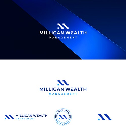 Simple elegant logo to attract clients for wealth manager Design by Wajahat_designs