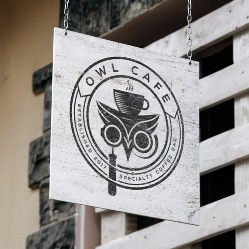 a new coffee shop logo design "owl cafe" Diseño de Maurojaurenart
