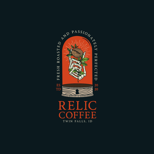 Design an edgy logo for a coffee roaster Design by ✏️ whimsicalandrea™