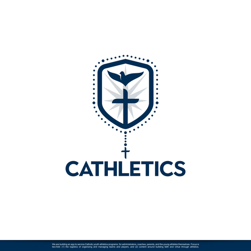 App branding: Christian Faith + Youth Athletics Design by DC | DesignBr