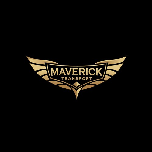 Bold logo for Maverick Transport Design by LAYOUT.INC