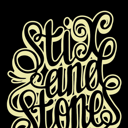 Create "Stix and Stones" typography t-shirt design Design by Markonis