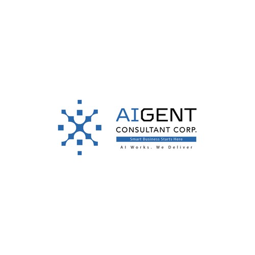 AI Agent Company: Appealing to small to medium sized businesses. Design by Xenomore