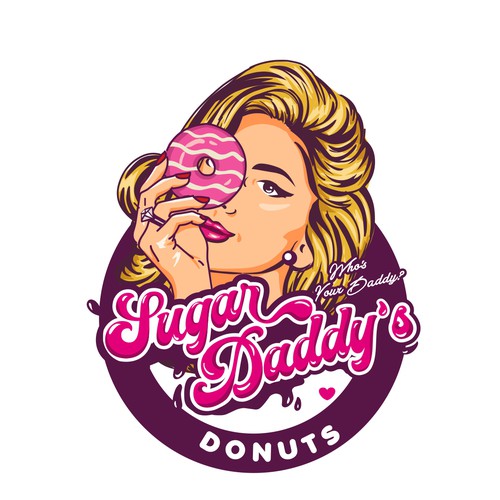 SUGAR DADDY DONUTS LOGO CONTEST Design by nindadian