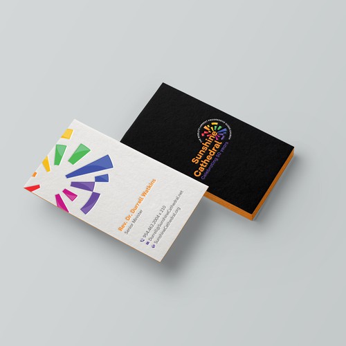 Business Card for Growing Progressing LGBTQ Church Design by Taaiebah