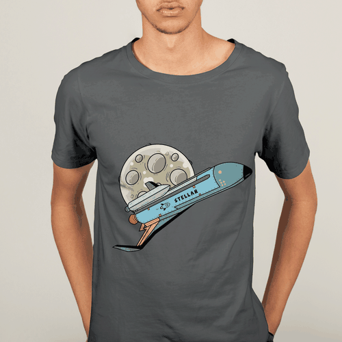 Pure Crypto Shirts to the MOON! Design by NKNStd