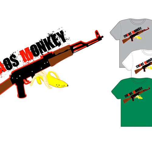 Design the Chaos Monkey T-Shirt Design von Chuckroll