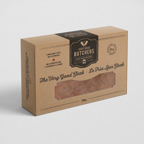 Design Packaging for a Plant-Based Butcher Design by zneliana