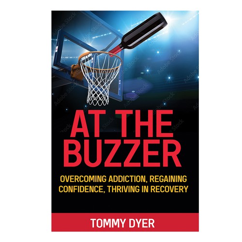 Book cover for inspirational, comeback story out of addiction into recovery! Design by DezignManiac