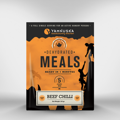 Designs New Backcountry Food Retail Package targeted to the outdoor