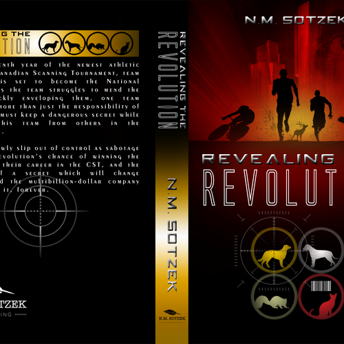 Design an awesome cover for Science/sports-fiction novel 'Revealing the Revolution' Design by 88dsgnr