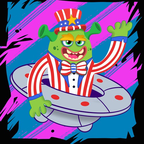 Mascot for Uranus Fudge Factory and General Store Design by fabianlinares