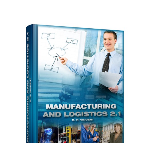 Book Cover for a book relating to future directions for manufacturing and logistics  Design por zakazky