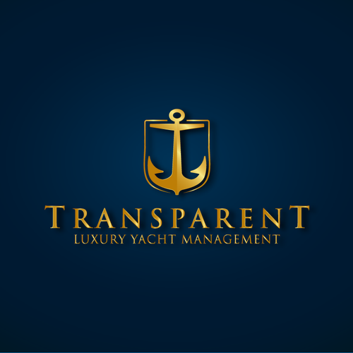 logo for TRANSPARENT Luxury Yacht Management Design by Dilsher