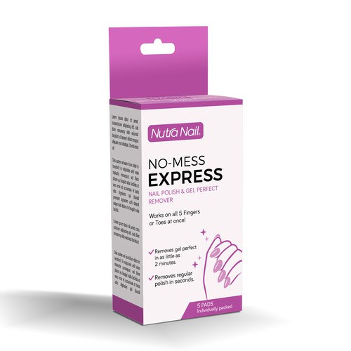 Nutra Nail Gel Remover Design by tugralenes