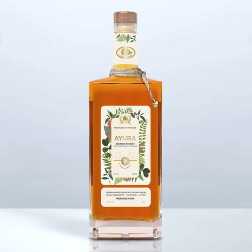 Design an attractive label for a new Bourbon Whiskey Design by Arman Hr