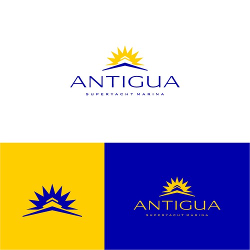 Logo for Antigua Superyacht Marina Design by harrysvellas
