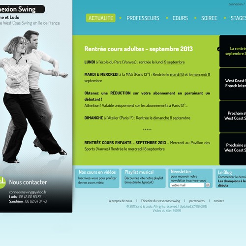 Web page design contest entry by EDEN-LAB CREATIONS