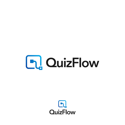 We need a powerful logo design for our AI Quiz Flow SaaS Design by idea_go