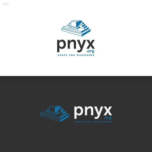 Create the identity of pnyx.org - the project that will change the way we engage in public debate Design by eonesh