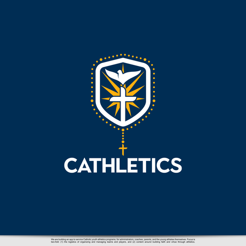 App branding: Christian Faith + Youth Athletics Design by DC | DesignBr