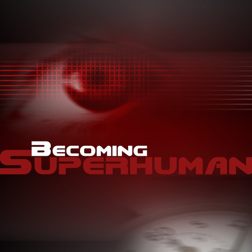 "Becoming Superhuman" Book Cover Diseño de J-MAN