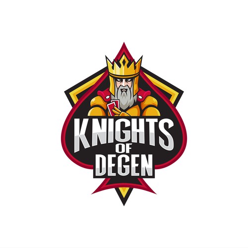 "Knights of Degen" Logo and Branding Design by marknavida17