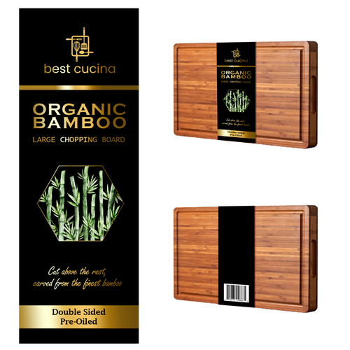 Bamboo Chopping Board Colour Card (2 Bamboo Chopping Board Models) Design by Looly