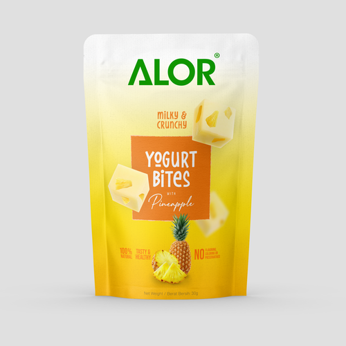 ALOR Yogurt Bites Design von Leoxgfx