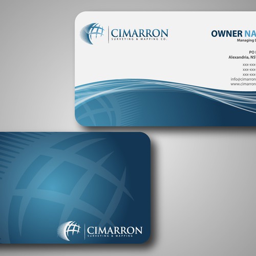 stationery for Cimarron Surveying & Mapping Co., Inc. デザイン by expert desizini