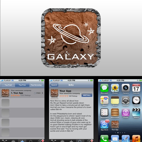 iOS Space Game Needs Logo and Icon Réalisé par Graphikool