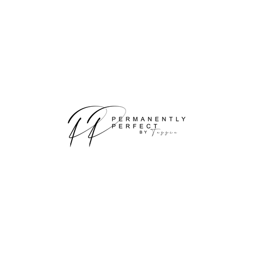 Modern and Clean Permanent Makeup Logo making my brand stand out and be easily identifiable. Design by AEI™