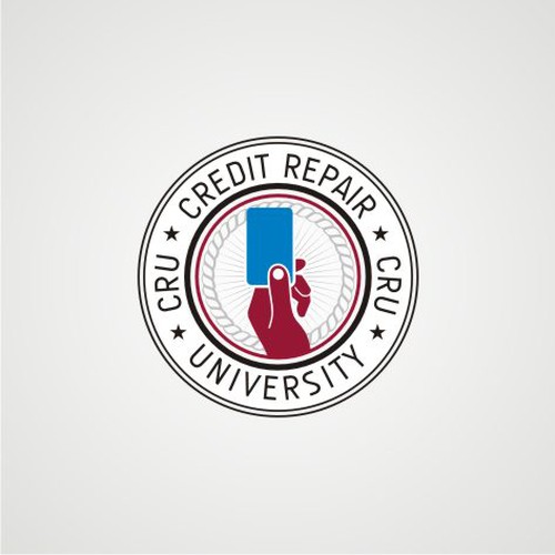 Logo for an Unaccredited Online Credit Repair University Diseño de bree