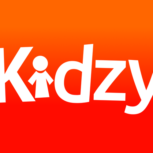 Mobile App Kidzy 2 simple screens + Logo. Design by LELM7