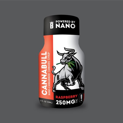 CANNABULL Nano-Cannabinoid Cannabis Syrup Design by Aarif Sumra