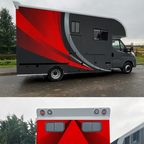 Stunning Horsebox Graphics Design Design by Fachri Iffat