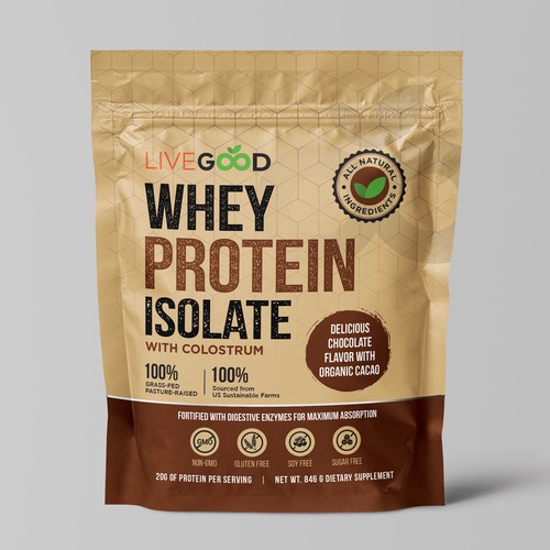 NEW - ***GUARANTEED PRIZE*** Packing Design for Protein Powder Design by M.Siddique