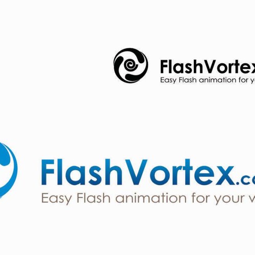 FlashVortex.com logo Design by AptanaCreative™