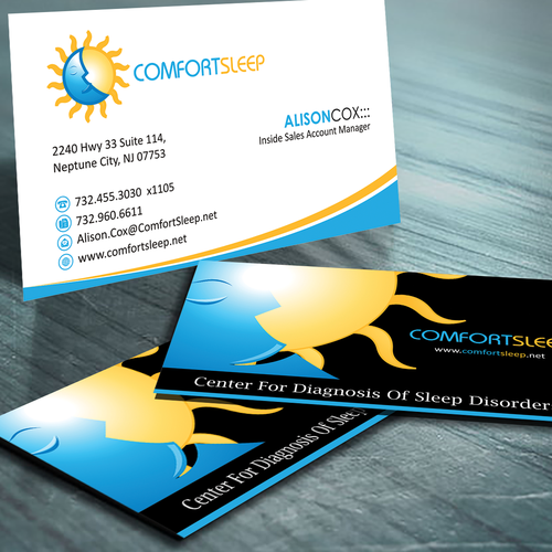 Comfort Sleep Business Card Business Card Contest 99designs