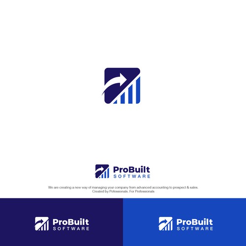 Powerful, Professional & Clean Logo for a technology company Design by HB.DESIGN®