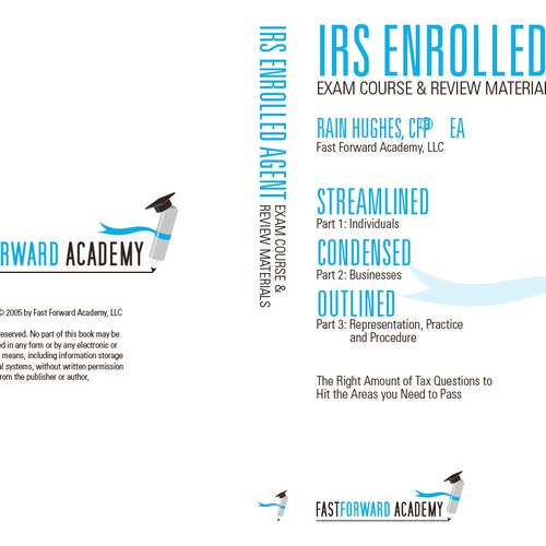 Fast Forward Academy Book Cover Design von Zedd Design