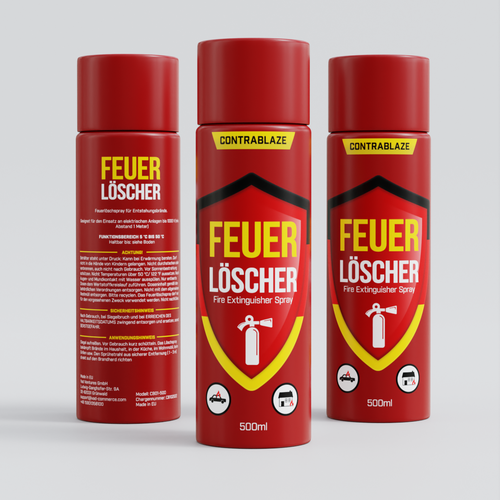 Fire Extinguisher Spray Design Design by podbara