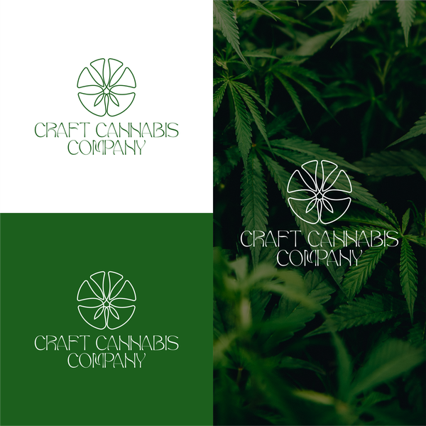 Design by hairobii titled "Modern and clean logo for a cannabis refining company"