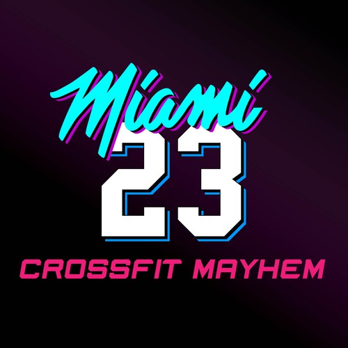 Miami Inspired Jersey Shirt Design by tangi1