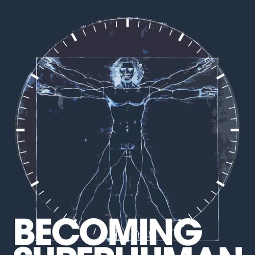 "Becoming Superhuman" Book Cover Design by David Armstrong