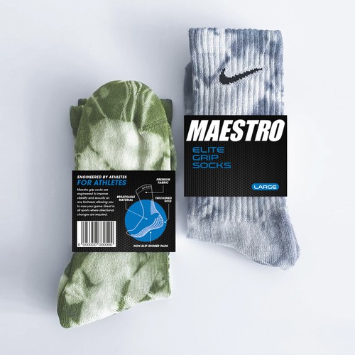 Designs | Maestro SW Grip Socks | Product packaging contest