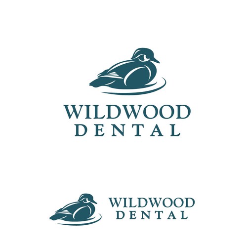 Design a wood duck logo for Wildwood Dental Design by 1001.designs