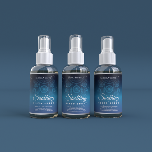 Sleep Spray label design for global Sleep brand Design by Tamara.D
